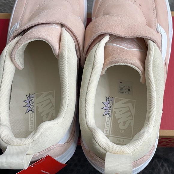 Vans Kyle Walker pro 2 rose antique white slip on with Velcro comfy Cush - Picture 8 of 11